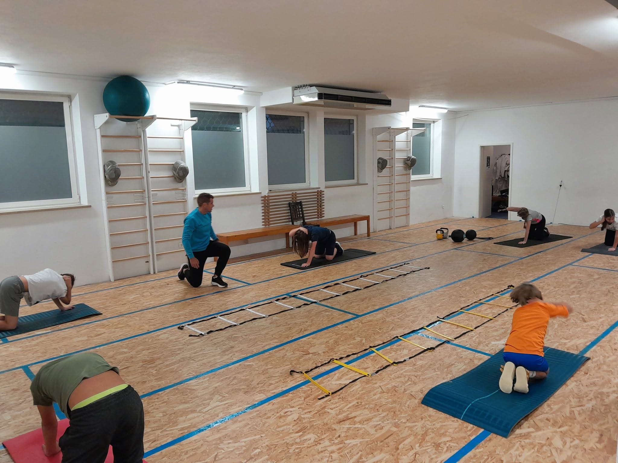 Trening sabljanja v Kamniku